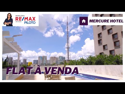 Disponível! Flat incrível à venda no Hotel Mercure!