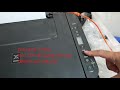 Canon printer G2010 how to enter service mode and clear ink waste counter error 5B00