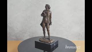Frederic Chopin - Bronzová soška