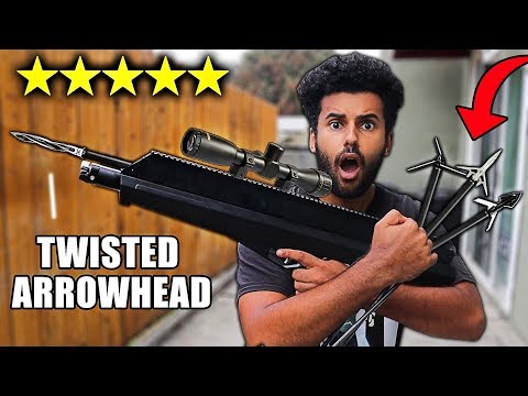 I Bought ALL The ARROW BROADHEADS On Amazon!! (AIRBOW) *DARK WEB TWISTED ARROWHEAD* Video