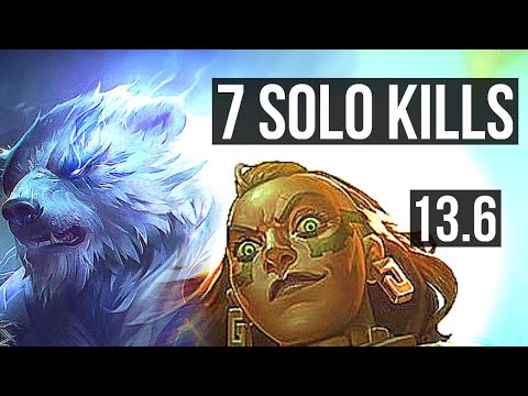 VOLIBEAR vs ILLAOI (TOP) | 7 solo kills | TR Diamond | 13.6