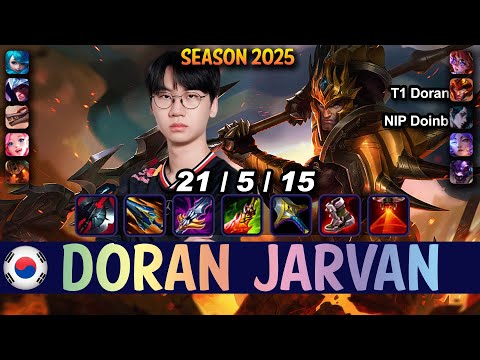 T1 Doran JARVAN IV vs TALON Jungle - Patch 25.14 KR Ranked | lolrec