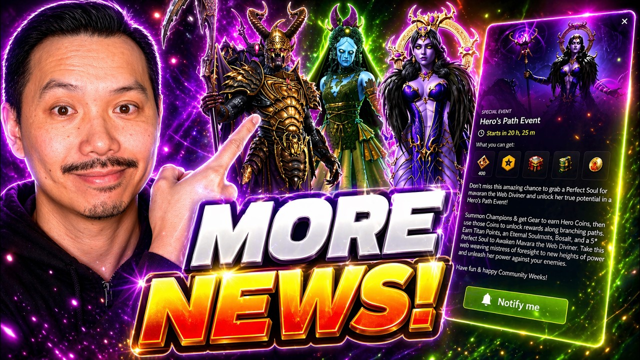 HERO'S PATH PROGRESSIVE EVENT ANNOUNCED! ANOTHER FACTION UNITY BOOST! | RAID: SHADOW LEGENDS