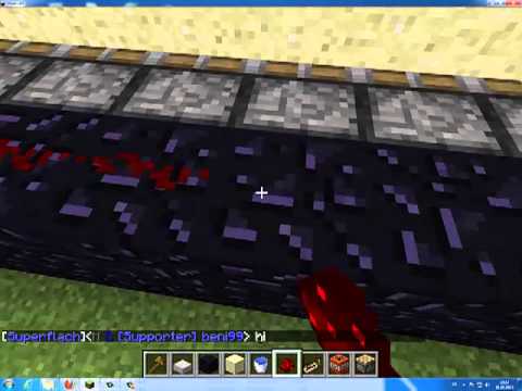 Minecraft tutorial TNT Kanone
