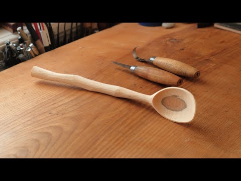 Carving a Cooking Spoon From Start to Finish