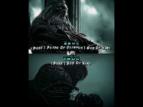Zeus Vs Thor | Battle #shorts #godofwar #godofwarragnarok