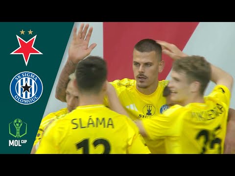 MOL Cup Highlights: SK Slavia Praha vs. SK Sigma Olomouc 0:1 (čtvrtfinále)