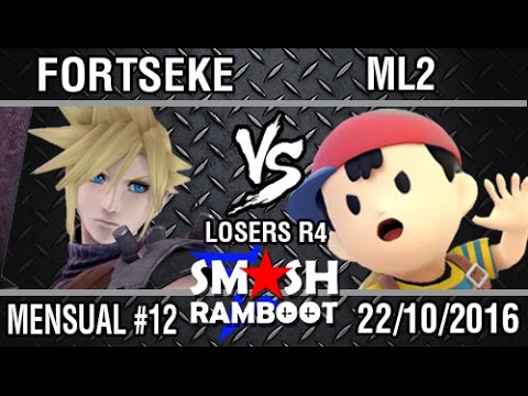 [SmashxRamboot #12] ForTesKe (Cloud) Vs. ML2 (Ness) Losers R.4