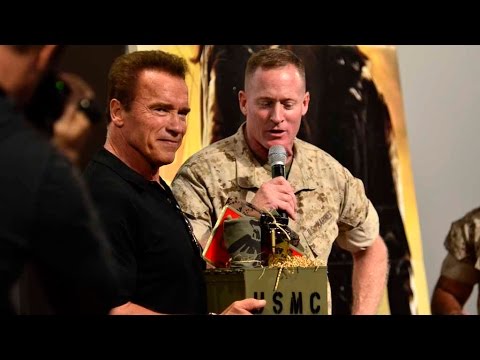 Arnold Schwarzenegger at “Terminator: Genisys” premiere