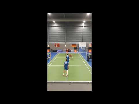 B. Labarthe (FIB) et A. Lanier vs W. Abildtrup et J. Melgaard 8 nations U15 Finale double homme