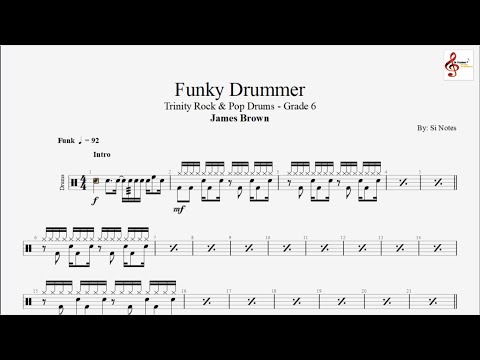 Funky Drummer - James Brown - Drums Grade 6 - Trinity Rock & Pop