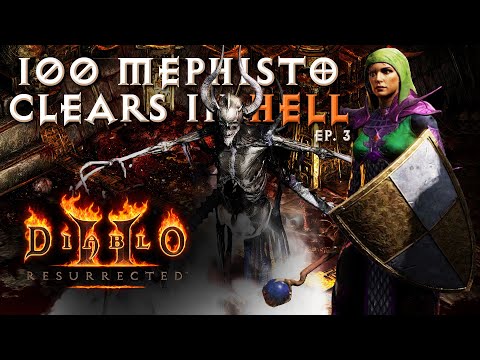 Farming the Lord of Hatred!  (580% MF) 100 Mephisto Runs in Diablo 2 Resurrected
