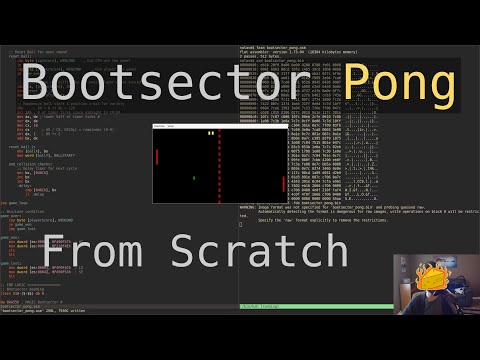Boot Sector Pong as a Crash Course in Assembly