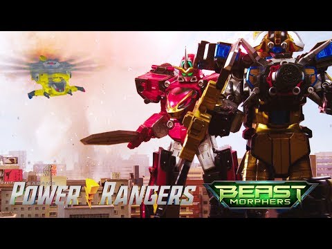 All Megazord Battles in Power Rangers Beast Morphers Episodes 12-22 | Power Rangers Official