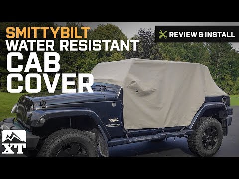 Jeep Wrangler Smittybilt Water Resistant Cab Cover (2007-2018 JK 4 Door) Review & Install