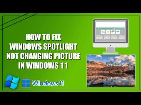 Fix Windows Spotlight Not Changing Picture in Windows 11 | Windows