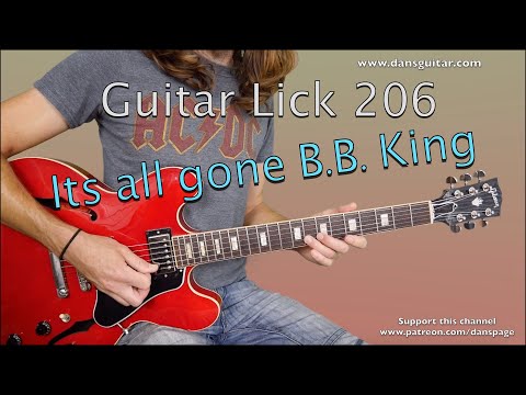 Lick Friday Week #206 - Am B.B. King inspired lick.
