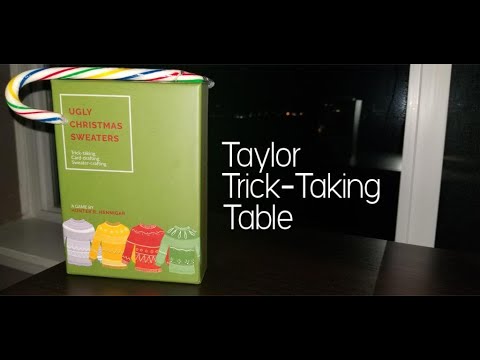 Ugly Christmas Sweater ~ Taylor's Trick-Taking Table