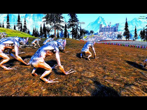 Vampire Lays Siege to Ancient Medieval Castle - Ultimate Epic Battle Simulator UEBS