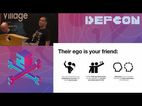 DEF CON 25 SE Village - Keith Conway, Cameron Craig - Change Agents  How to Affect  Corp. Culture