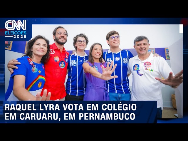 Acompanhe a votação de Raquel Lyra em Pernambuco | CNN ELEIÇÕES
