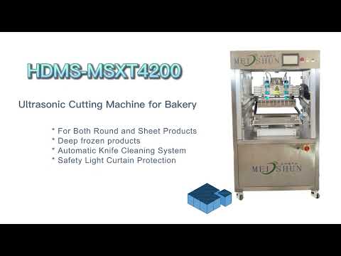 large round cake slicing machine with ultrasonic cutter HDMS - MSXT4200
