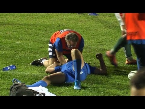 Iliesa Tavuyara sent off for clashing mid-air with Dave Kearny. [Benneton vs Leinster '19]