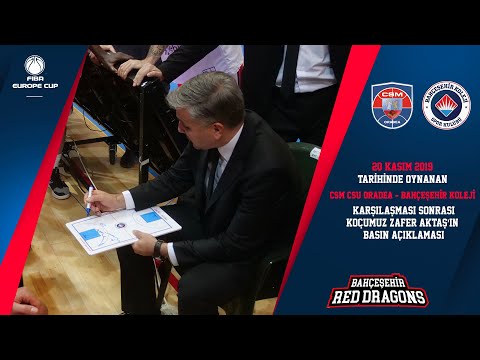 Csm Csu Oradea - Bahçeşehir Koleji | Zafer Aktaş Basın Açıklaması