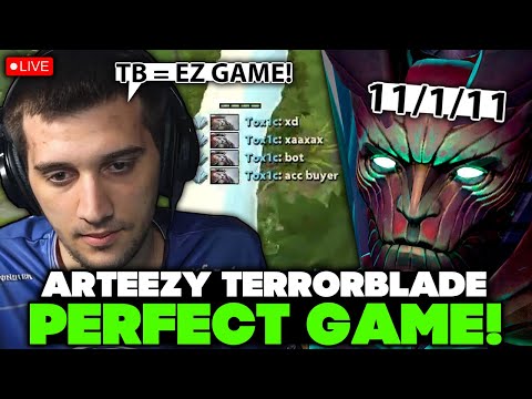 ARTEEZY on TERRORBLADE CARRY! PERFECT GAME by RTZ!