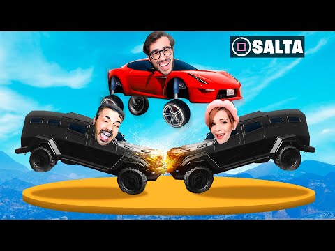 SCHIVO I MIEI AMICI SABOTATORI NELLA RAMPA DI GTA 5!