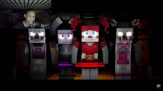 &quot;DISCONNECT&quot; FNAF SL MINECRAFT REACTION || AFTON&#39;S SECRETS!