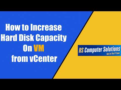 How to Increase Hard disk capacity on VM from vCenter.