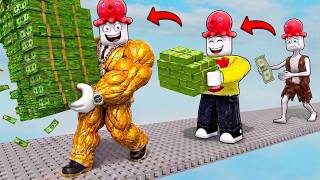 １歩１円が増えるロブロックスの億万長者になった【 Roblox 】
