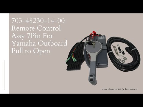 703-48230-14-00 Remote Control Assy 7Pin For Yamaha Outboard Pull to Open
