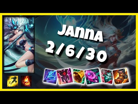 Janna vs Xerath TURKISH Challenger SUPPORT (2/6/30) - v11.1
