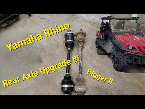 Yamaha Rhino Rear Axle Replacement!