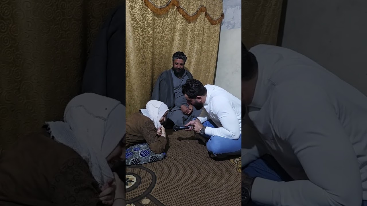 7 كفيفين عميان ومعاقين والشاب المعيل لهم استشهد بالمعارك و15نفر بناموا سوا بم?