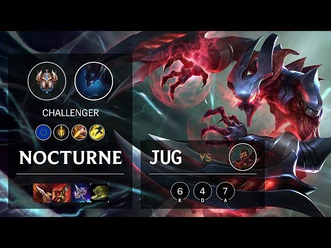 Nocturne Jungle vs Graves - EUW Challenger Patch 10.10