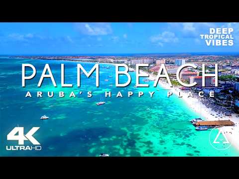 Palm Beach, Aruba from Above — Chill Island Escape