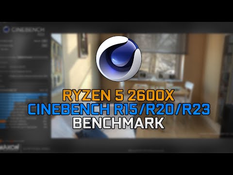 Ryzen 5 2600X BENCHMARK R15/R20/R23