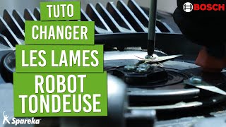 Changer les lames d’un robot tondeuse BOSCH – Tuto réparation