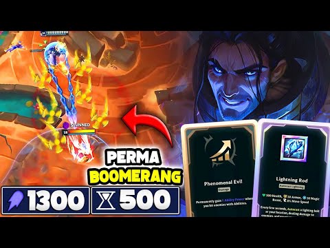 500 ABILITY HASTE LIGHTNING ROD SYLAS = 1 SECOND BOOMERANG AND STORM (Infinite Stacking AP + Haste)