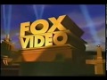 Fox Video Logo 1996