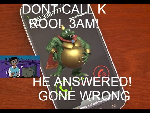 Calling King K Rool 3am He is scary!