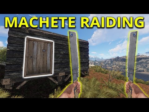 Machete Eco Raiding My Neighbour For Mad Profit -Rust Solo Survival Gameplay