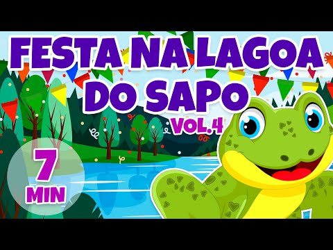 Festa na Lagoa do Sapo Vídeo infantil Vol. 4 - Giramille 7 min | Desenho Animado Musical
