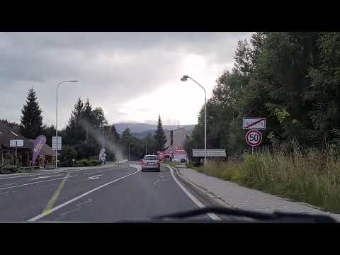 German-Czech border: Entering Deutschland from Czech Republic