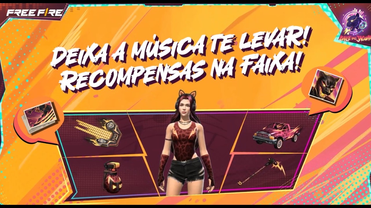 BAILE DO JAGUAR | ITENS GRÁTIS | FREE FIRE BRASIL