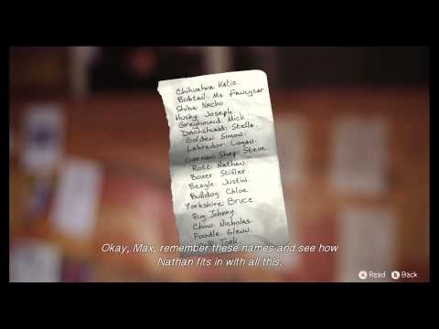 Life is Strange: Episode 4 Dark Room - Investigate Frank's Big Board, 3/3 Clues, Nathan Deals Puzzle