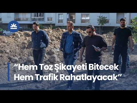 Bornova Erzene'de Kronik Sorun Otopark ve Yeni Yolla Çözülüyor